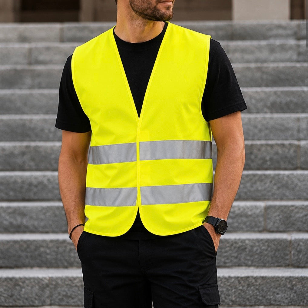 Gilet de sécurité reflechissant personnalisable