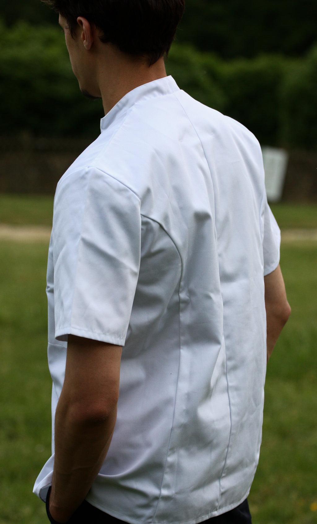Veste de cuisine professionnelle manche courte personnalisable