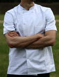 Veste de cuisine professionnelle manche courte personnalisable