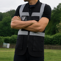 Gilet de sécurité multifonctionnel avec poches personnalisable